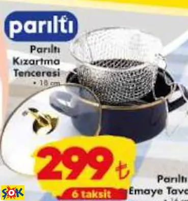 PARILTI KIZARTMA TENCERESİ